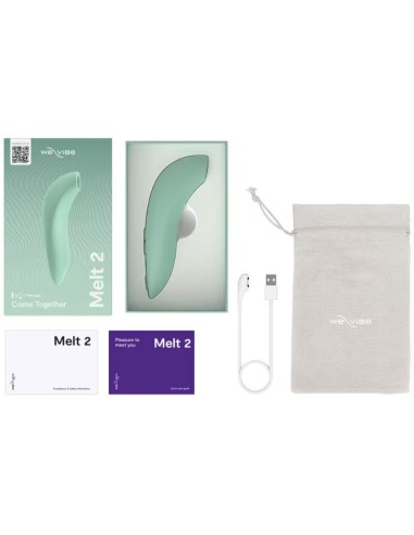 WE VIBE MELT 2 ESTIMULADOR CLITORIANO POR ONDAS DE AIRE VERDE SALVIA