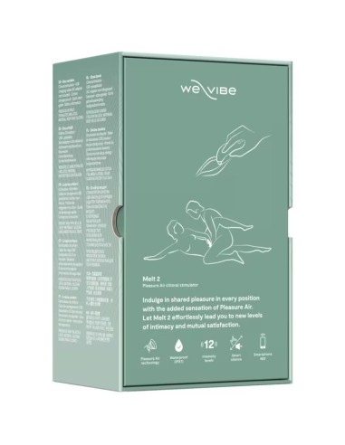 WE VIBE MELT 2 ESTIMULADOR CLITORIANO POR ONDAS DE AIRE VERDE SALVIA