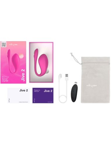 WE VIBE JIVE 2 VIBRADOR HUEVO PONIBLE ROSA ELACTRICO