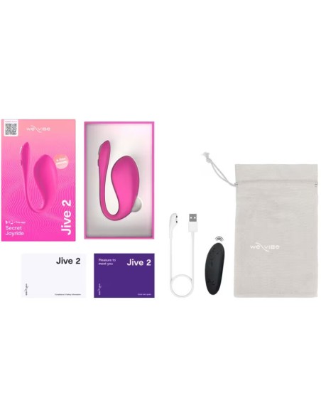 WE VIBE JIVE 2 VIBRADOR HUEVO PONIBLE ROSA ELACTRICO