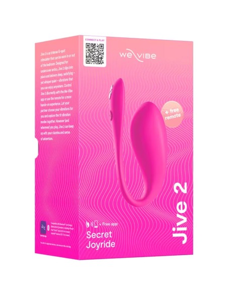 WE VIBE JIVE 2 VIBRADOR HUEVO PONIBLE ROSA ELACTRICO