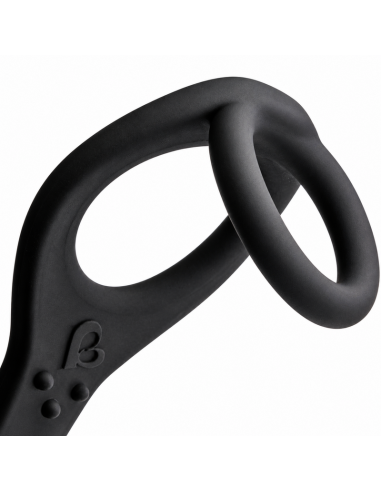 ROCKS OFF RO ZEN ESTIMULADOR PROSTATICO VIBRADOR CON DOBLE ANILLO 7 VELOCIDADES NEGRO