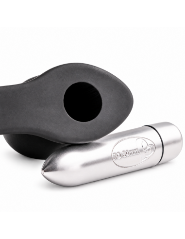 ROCKS OFF RO ZEN ESTIMULADOR PROSTATICO VIBRADOR CON DOBLE ANILLO 7 VELOCIDADES NEGRO