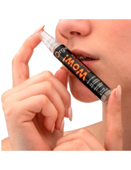 ORGIE WOW STRAWBERRY ICE SPRAY BUCAL BESABLE EFECTO FRAO 10 ML