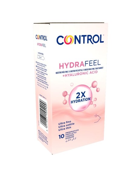 CONTROL HYDRAFEEL PRESERVATIVOS ULTRAFINOS CON ACIDO HIALURANICO 10 UDS