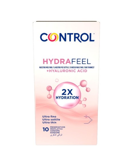 CONTROL HYDRAFEEL PRESERVATIVOS ULTRAFINOS CON ACIDO HIALURANICO 10 UDS