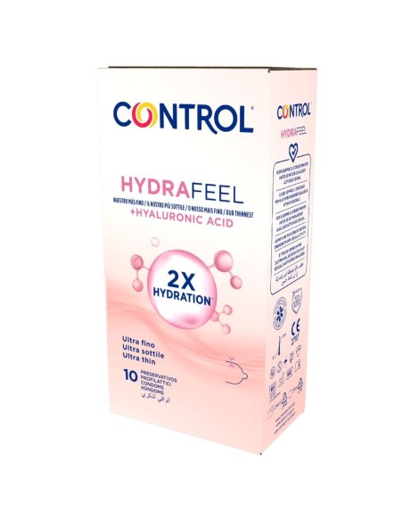 CONTROL HYDRAFEEL PRESERVATIVOS ULTRAFINOS CON ACIDO HIALURANICO 10 UDS