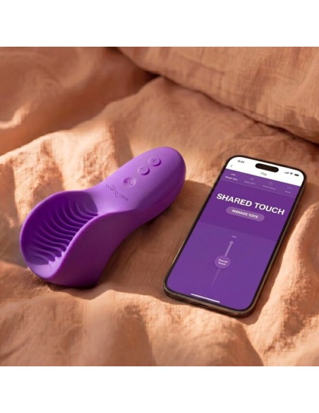 WE VIBE SHARED TOUCH VIBRADOR PARA PAREJAS DE DOBLE CARA PARPURA
