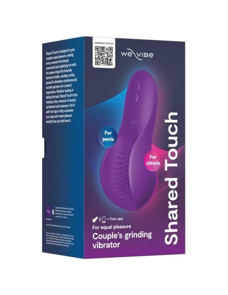 WE VIBE SHARED TOUCH VIBRADOR PARA PAREJAS DE DOBLE CARA PARPURA