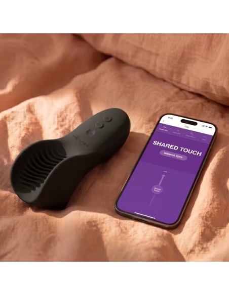 WE VIBE SHARED TOUCH VIBRADOR PARA PAREJAS DE DOBLE CARA NEGRO