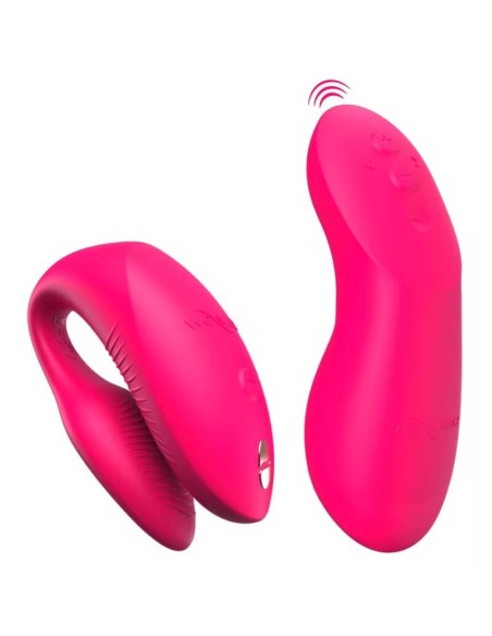 WE VIBE CHORUS PRO VIBRADOR PREMIUM PARA PAREJAS ROSA ELACTRICO