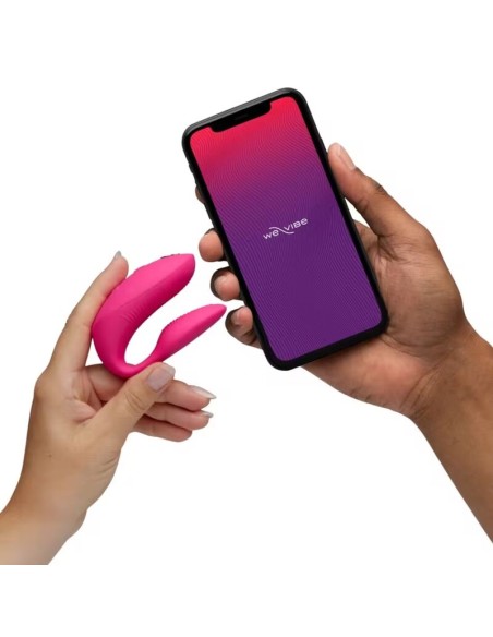 WE VIBE CHORUS PRO VIBRADOR PREMIUM PARA PAREJAS ROSA ELACTRICO