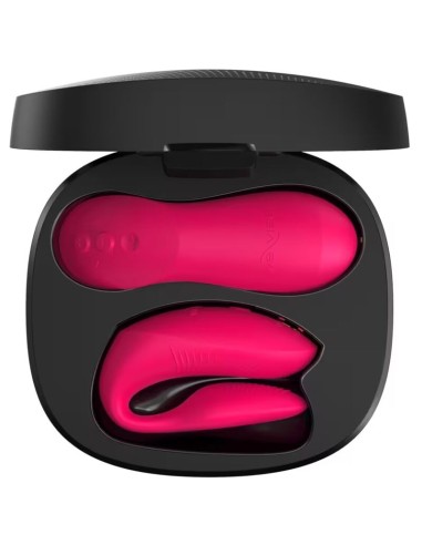WE VIBE CHORUS PRO VIBRADOR PREMIUM PARA PAREJAS ROSA ELACTRICO