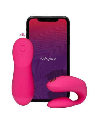 WE VIBE CHORUS PRO VIBRADOR PREMIUM PARA PAREJAS ROSA ELACTRICO