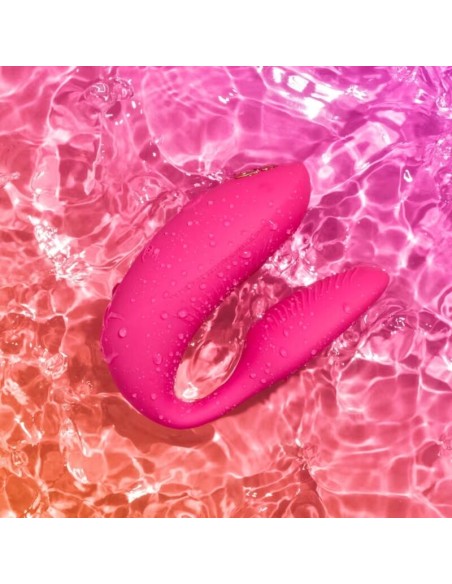 WE VIBE CHORUS PRO VIBRADOR PREMIUM PARA PAREJAS ROSA ELACTRICO
