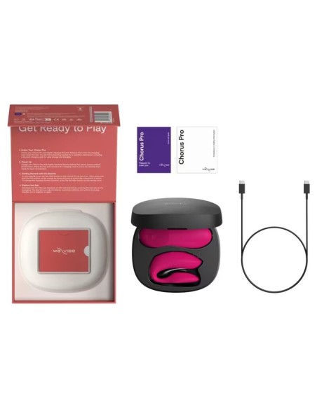 WE VIBE CHORUS PRO VIBRADOR PREMIUM PARA PAREJAS ROSA ELACTRICO