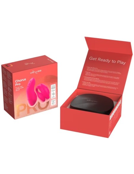 WE VIBE CHORUS PRO VIBRADOR PREMIUM PARA PAREJAS ROSA ELACTRICO