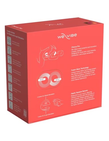 WE VIBE CHORUS PRO VIBRADOR PREMIUM PARA PAREJAS ROSA ELACTRICO