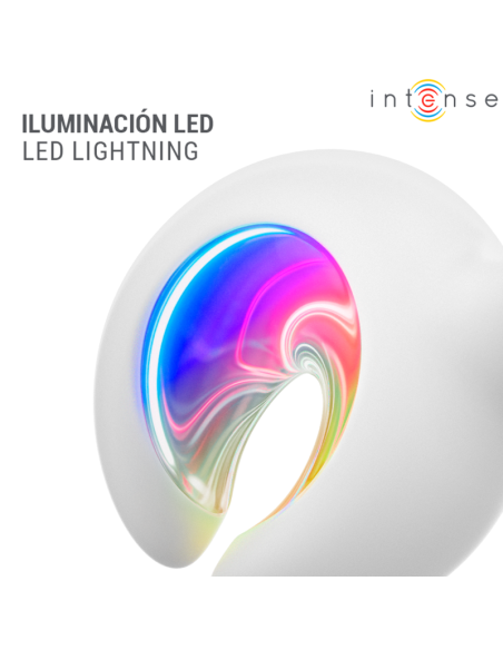 INTENSE ASTON ESTIMULADOR DE CLATORIS POR SUCCIAN Y VIBRACIAN RECARGABLE USB BLANCO