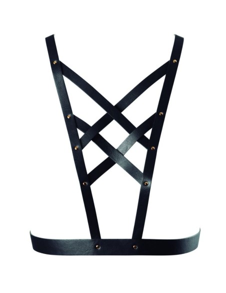 BIJOUX INDISCRETS MAZE ARNES CRUZADO CON ESCOTE NEGRO
