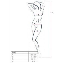 PASSION WOMAN BS019 BODYSTOCKING NEGRO TALLA UNICA 2