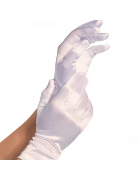 LEGAVENUE GUANTES SATIN BLANCO