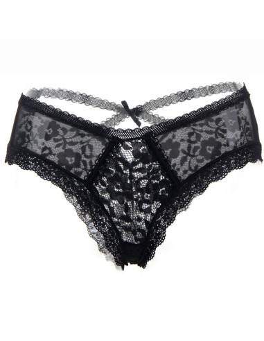 QUEEN LINGERIE PANTIES DE ENCAJE FLORAL S M