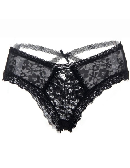 QUEEN LINGERIE PANTIES DE ENCAJE FLORAL S M