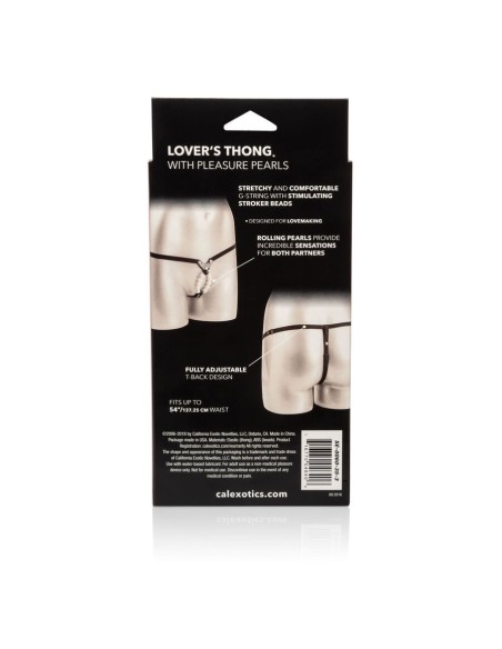 CALEX LOVERS TANGA CON PERLAS DE PLACER