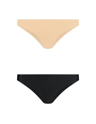 BYE BRA PACK 2 BRASILENAS NEGRAS Y BEIGE