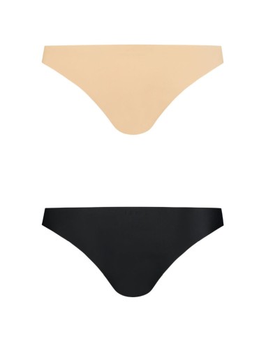 BYE BRA PACK 2 BRASILENAS NEGRAS Y BEIGE