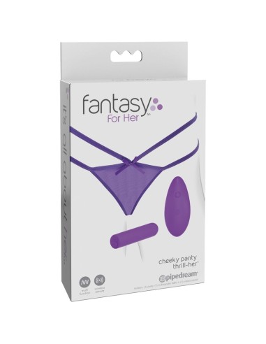 FANTASY FOR HER TANGA CON VIBRACION CHEEKY PANTY