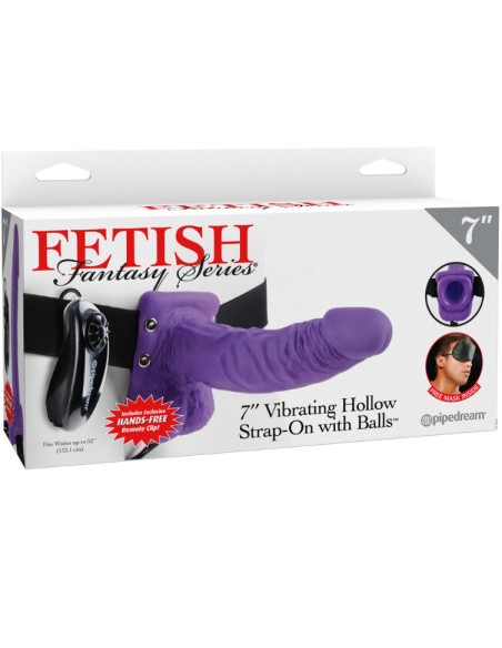 FETISH FANTASY SERIES 7 ARNES VIBRADOR CON TESTICULOS HUECO MAN 178 CM LILA