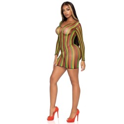 LEG AVENUE MINIVESTIDO DE RED RASTAS TALLA UNICA 2