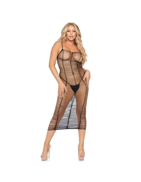 LEG AVENUE VESTIDO LINEAS HORIZONTALES TALLA UNICA