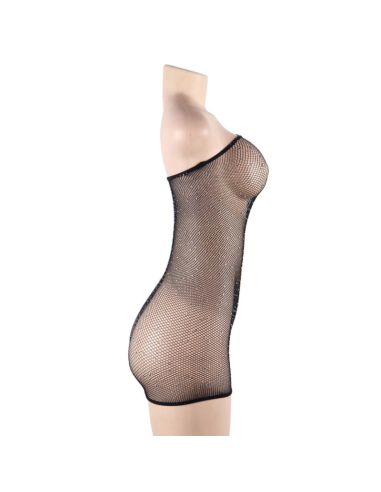 QUEEN LINGERIE VESTIDO CUERPO DE RED CON BRILLANTES S L