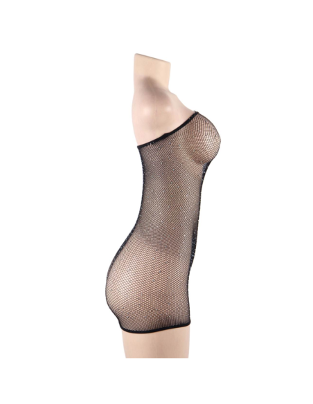 QUEEN LINGERIE VESTIDO CUERPO DE RED CON BRILLANTES S L