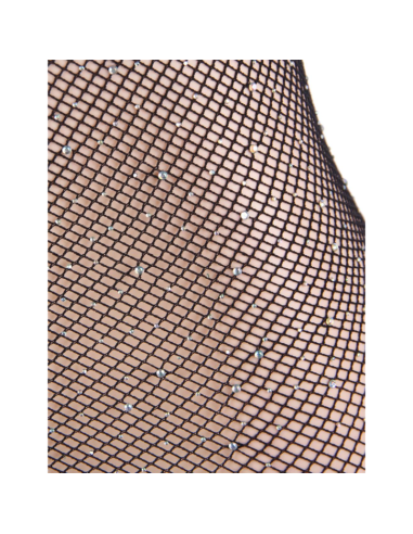 QUEEN LINGERIE VESTIDO CUERPO DE RED CON BRILLANTES S L