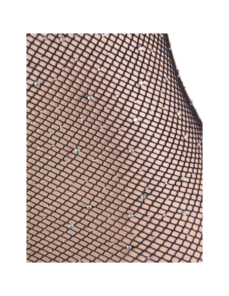 QUEEN LINGERIE VESTIDO CUERPO DE RED CON BRILLANTES S L