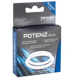 POTENZ DUO ANILLOS PENE TALLA M BLANCO 2