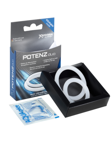 POTENZ DUO ANILLOS PENE TALLA M BLANCO