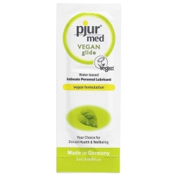 PJUR MED VEGAN GLIDE LUBRICANTE BASE AGUA 2 ML