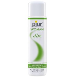 PJUR WOMAN ALOE LUBRICANTE BASE AGUA 100 ML 2