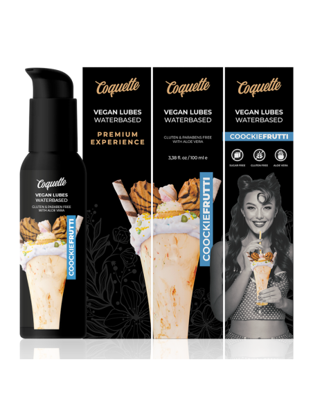 COQUETTE PREMIUM EXPERIENCE LUBRICANTE VEGANO COOKIEFRUTTI 100ML