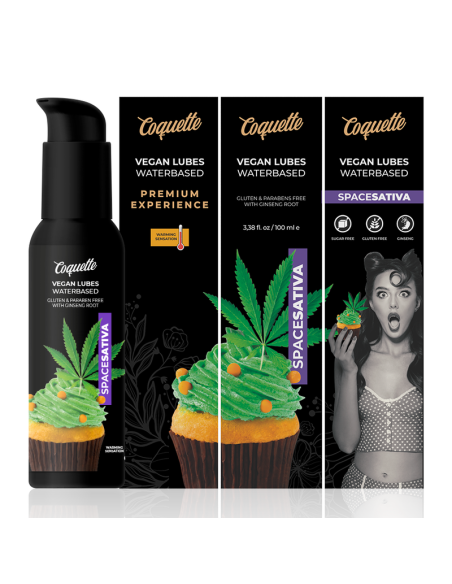 COQUETTE PREMIUM EXPERIENCE LUBRICANTE CALOR SPACE SATIVA 100ML