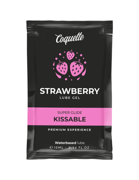 COQUETTE POCKET LUBRICANTE KISSABLE BASE AGUA FRESA 10 ML