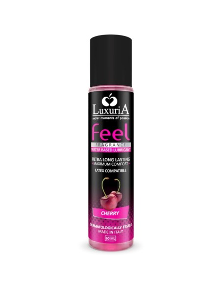 LUXURIA FEEL LUBRICANTE BASE AGUA CEREZA 60 ML
