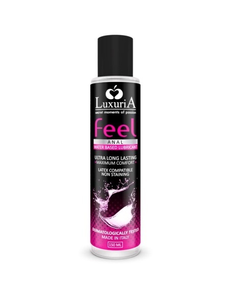LUXURIA FEEL LUBRICANTE BASE AGUA ANAL 150 ML