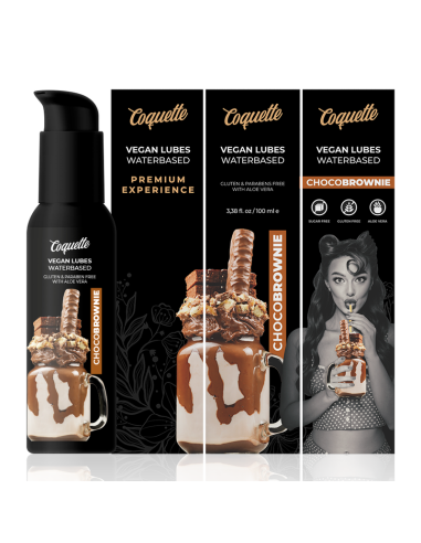 COQUETTE PREMIUM EXPERIENCE LUBRICANTE VEGANO CHOCOBROWNIE 100ML