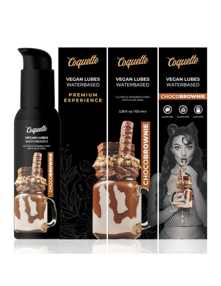 COQUETTE PREMIUM EXPERIENCE LUBRICANTE VEGANO CHOCOBROWNIE 100ML
